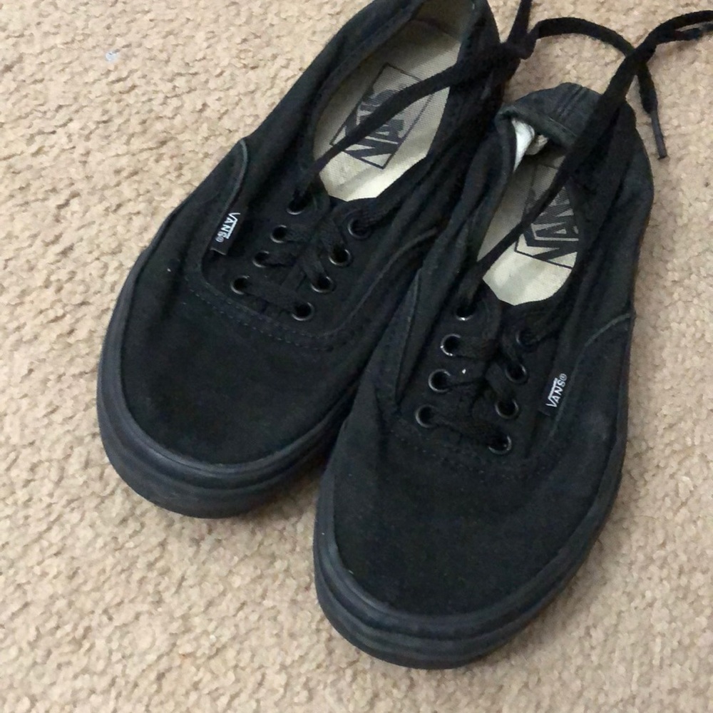 Black vans.